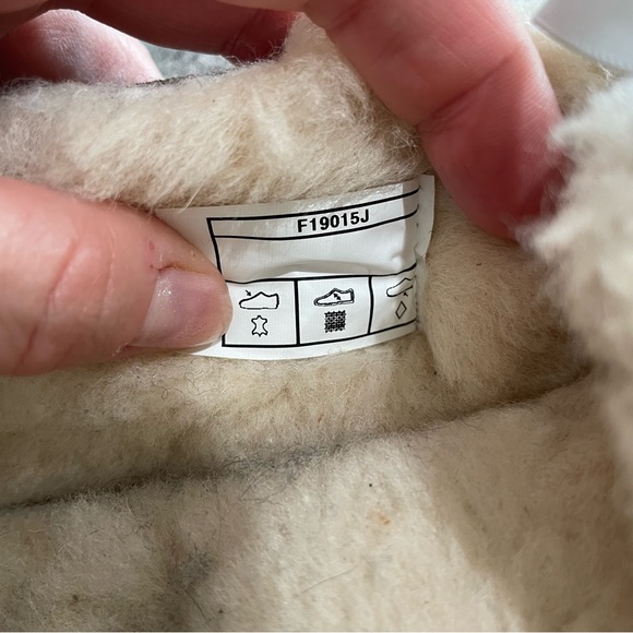 Ugg Australia Dakota Flora Perforated Gray Fur Lined Moccasin Slipper 1011228 10 - Picture 7 of 9